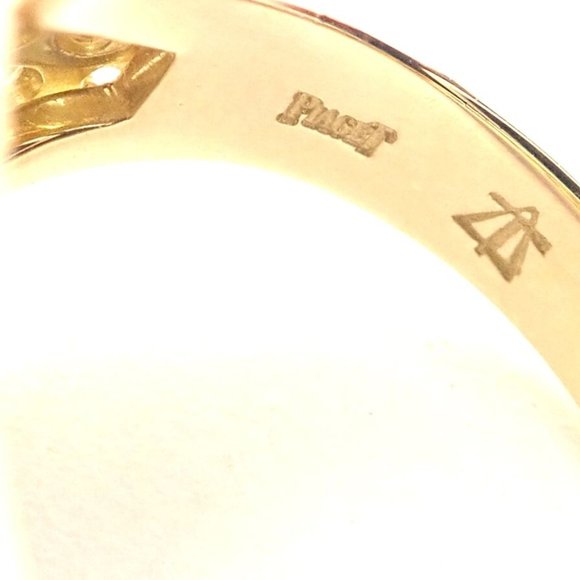 Rare! Authentic Piaget 18k Yellow Gold 3ct Diamond Cocktail Ring - Picture 6 of 9